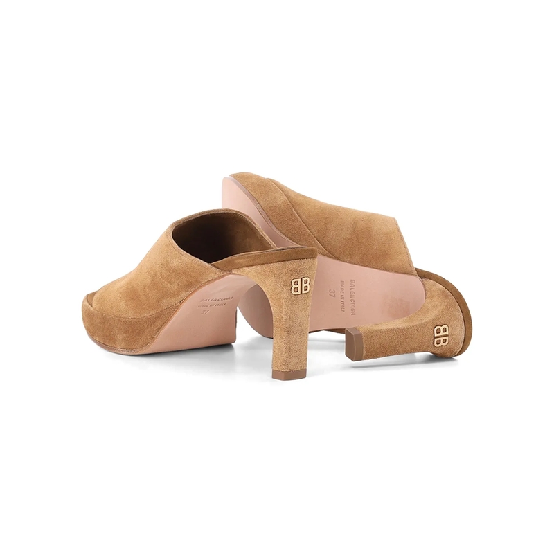 Balenciaga Schuhe Pumps aus Leder braun(Image 2)