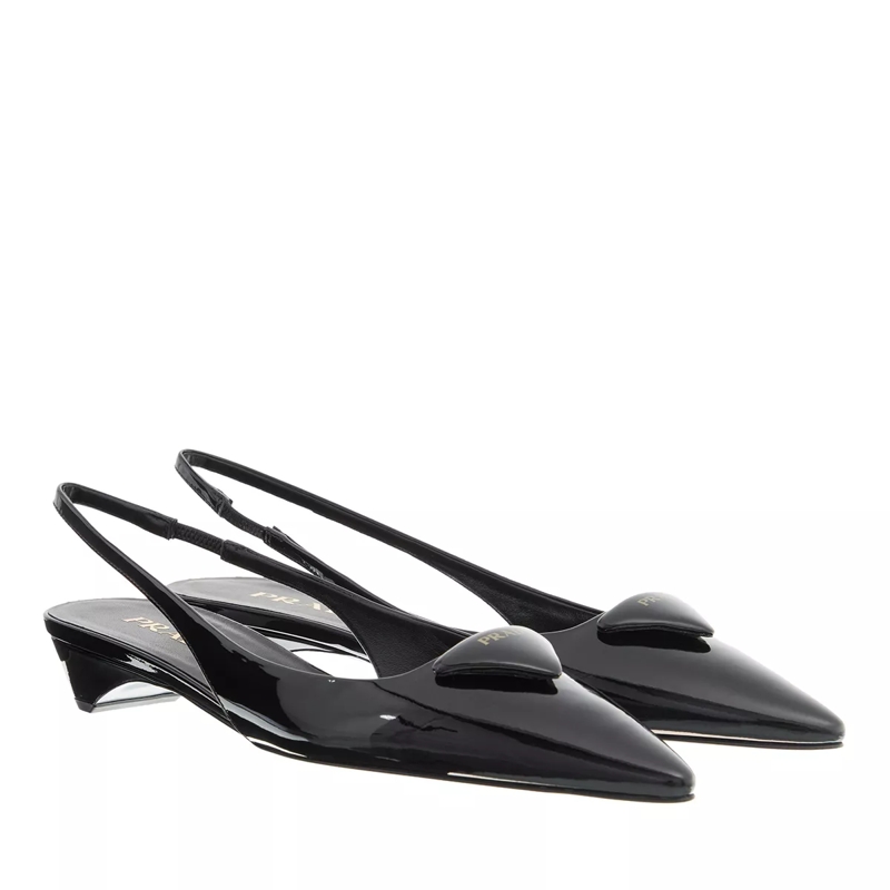 Prada Pumps Pumps Decollete Vernice schwarz
