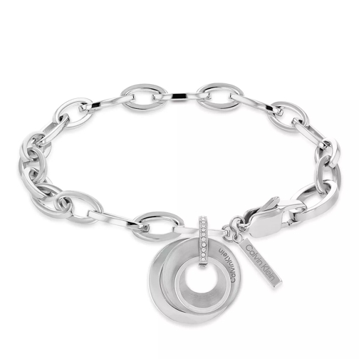 Calvin Klein Playful Circular Shimmer Bracelet Silver Armband