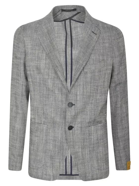 Tagliatore - Montecarlo Single-Breasted Blazer - Größe 48 - gray