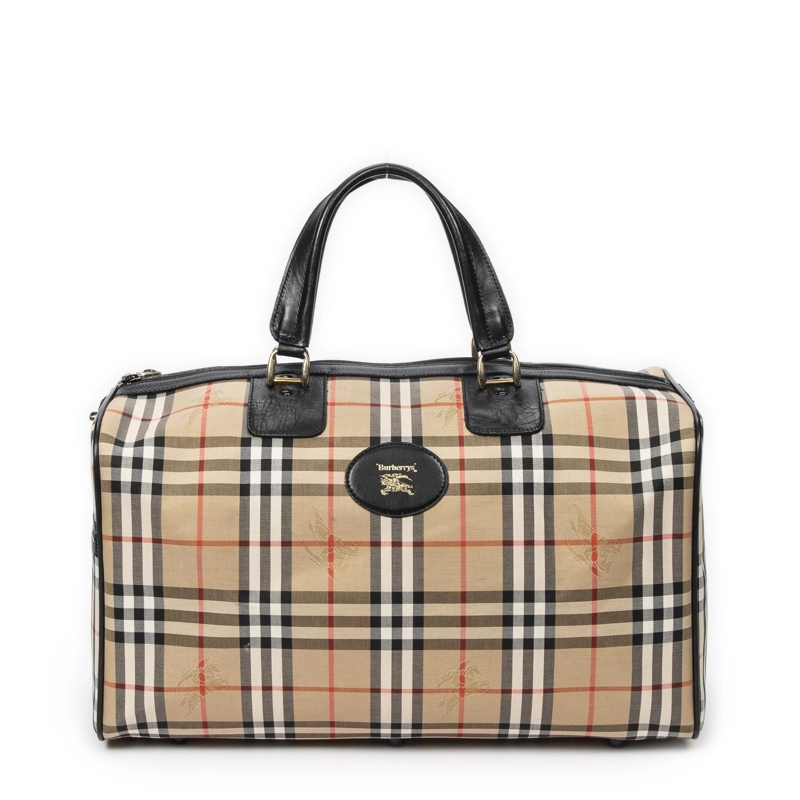 Burberry Crossbody Bag Burberrys Medium Travel Boston beige