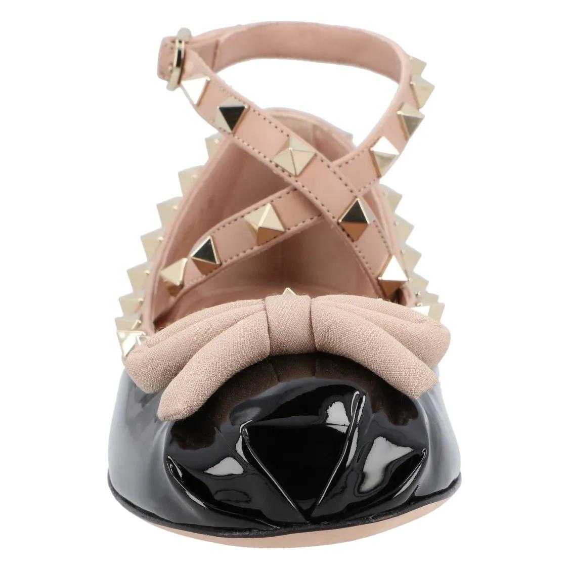 Thumbnail - Rockstud Ballerina Shoes Black - Gr. 38 (EU) - in Schwarz
