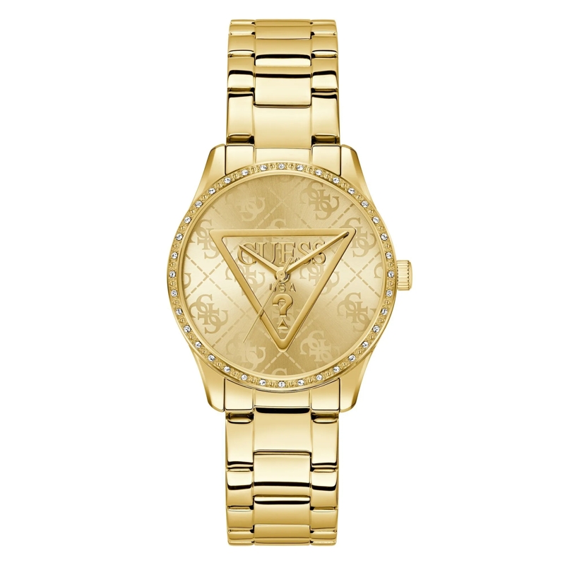 Guess Quarzuhr Quarz-Analoguhr Roxy gold