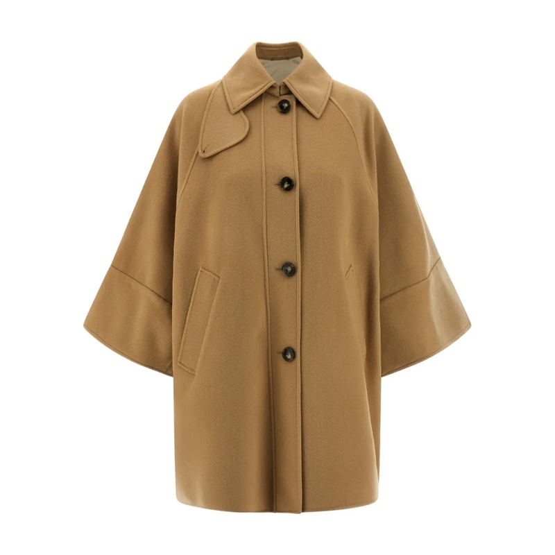 Max Mara Winterjas Rufo Coat Brown