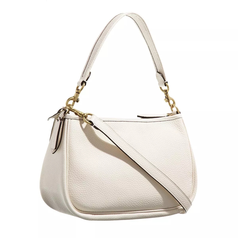 Coach Crossbody Bag Soft Pebble Leather Cary Crossbody Chalk(Image 4)