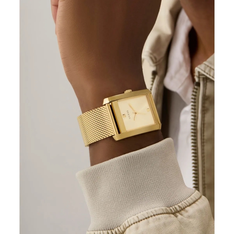 Guess Quarzuhr Quarz-Analoguhr Clyde gold(Image 3)