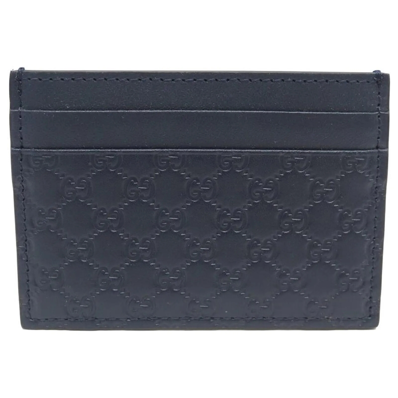 Gucci Geldbörse NEUE GUCCI MICROGUCCISSIMA 262837 4CC MONOGRAMMIER blau