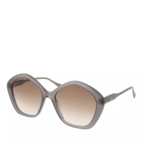 Chloé CH0082S-001 57 Woman Bio Acetat Grey-Brown Sunglasses