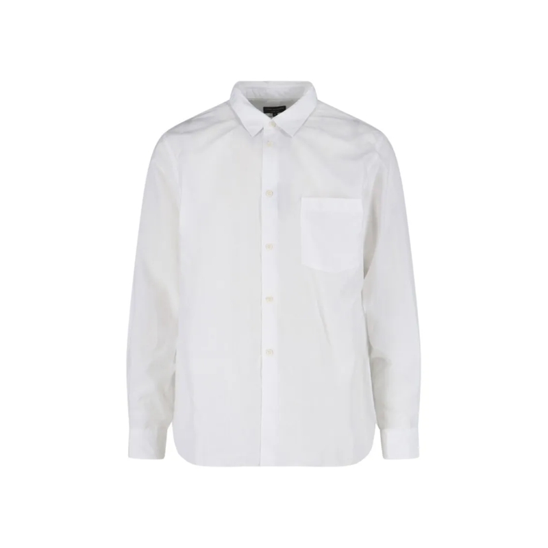 Comme des Garcons Hemd Homme Plus Classic Shirt, In White Fabric White