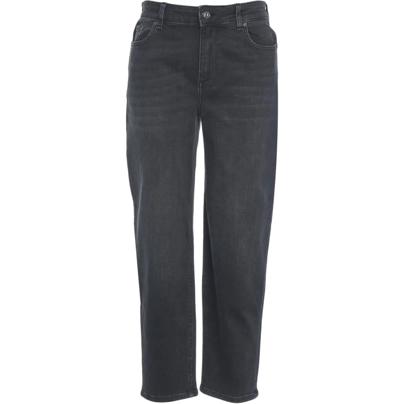 LIU JO Slim-Fit-Jeans Carrot fit jeans grau