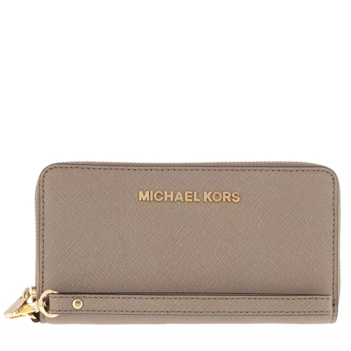 MICHAEL Michael Kors Jet Set Travel LG Coin MF Phone Case Dark Dune Phone Bag