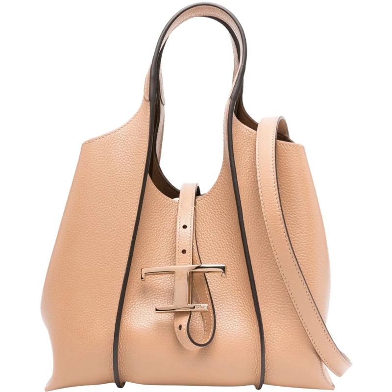 Tod's Shopper Bags Camel beige