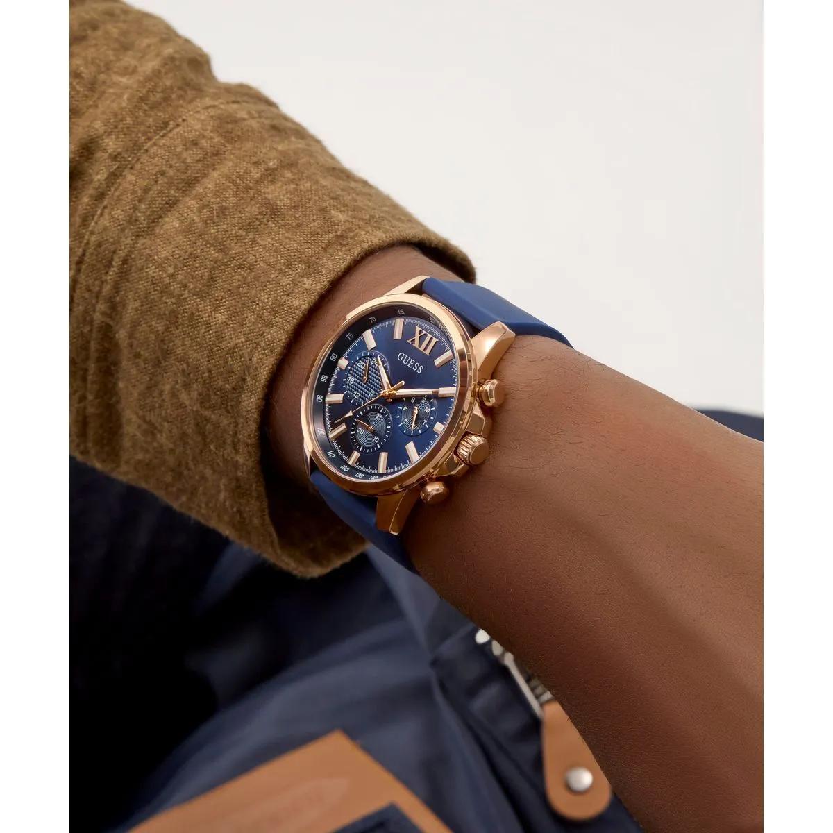 Thumbnail - Guess Uhren - Quartz Chronograph Watch Walker - Gr. unisize - in Blau - für Damen