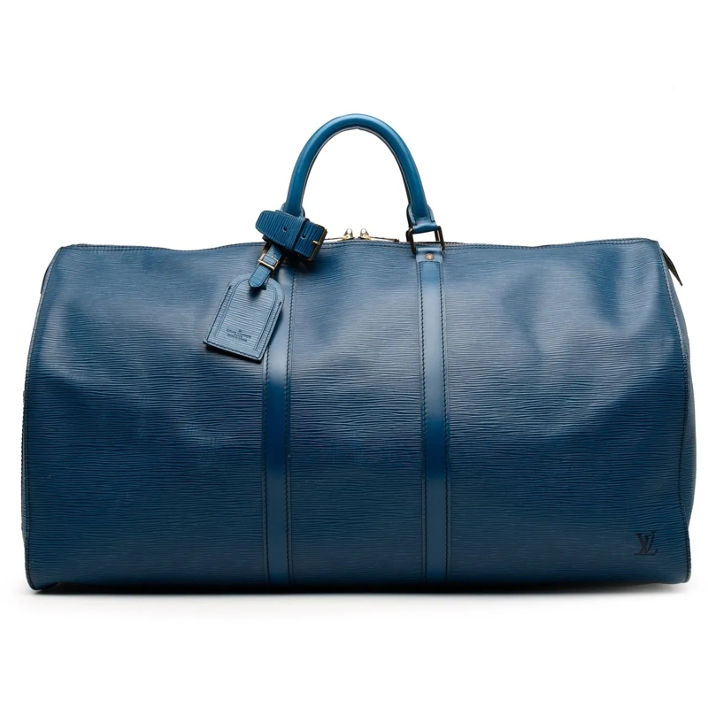 Louis Vuitton Weekender Epi Keepall 55 blau