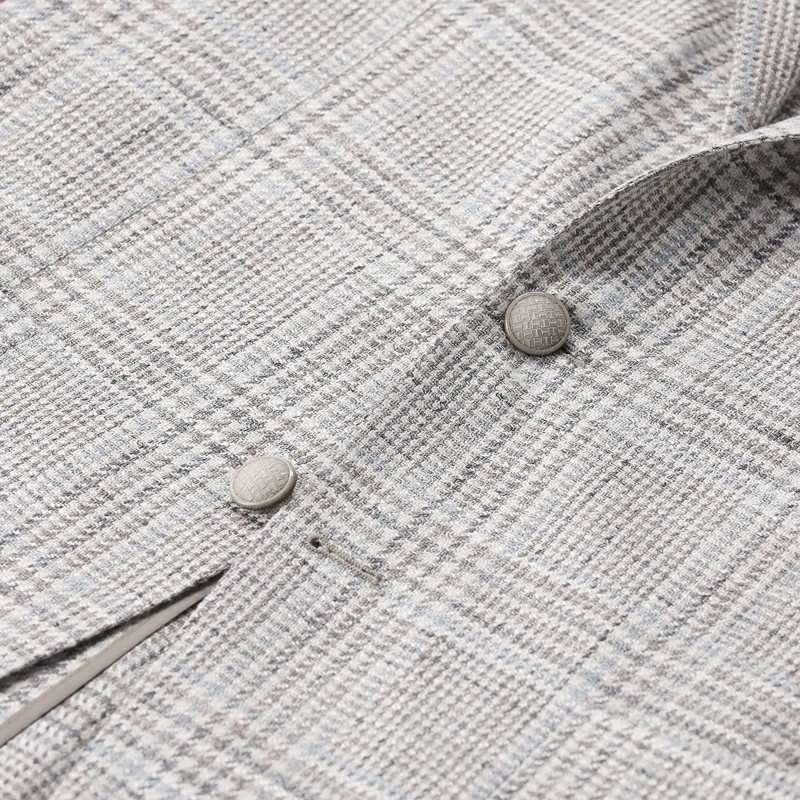 Tagliatore Colbert Karriertes Sakko grau(Image 3)