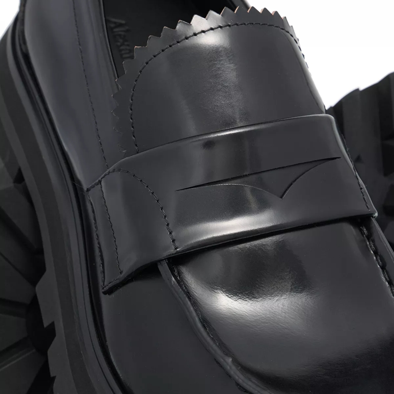 Alexander McQueen Loafer Wander Loafers Leather Black(Image 4)