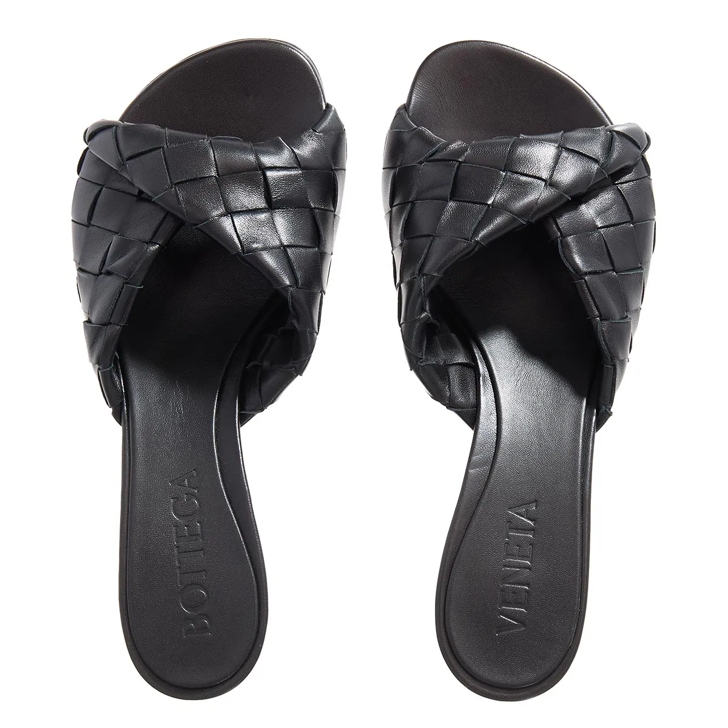 Bottega Veneta Sandalo Ciabatta Black | Sandals