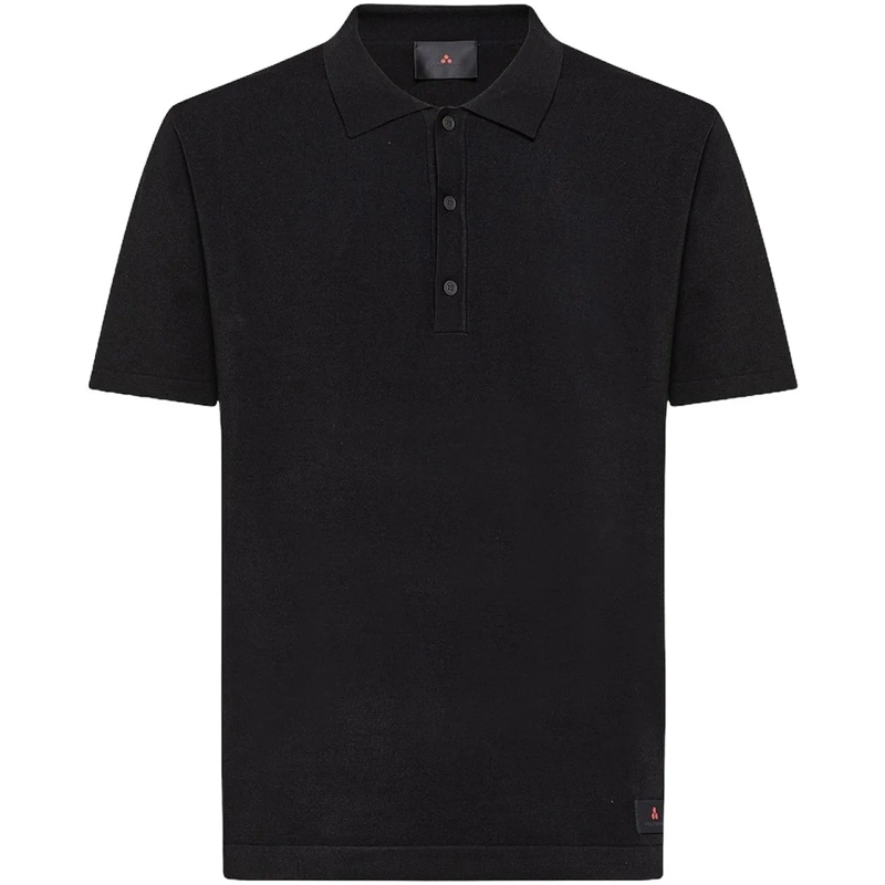 Peuterey Polo Omar Stretch Polo Zwart schwarz