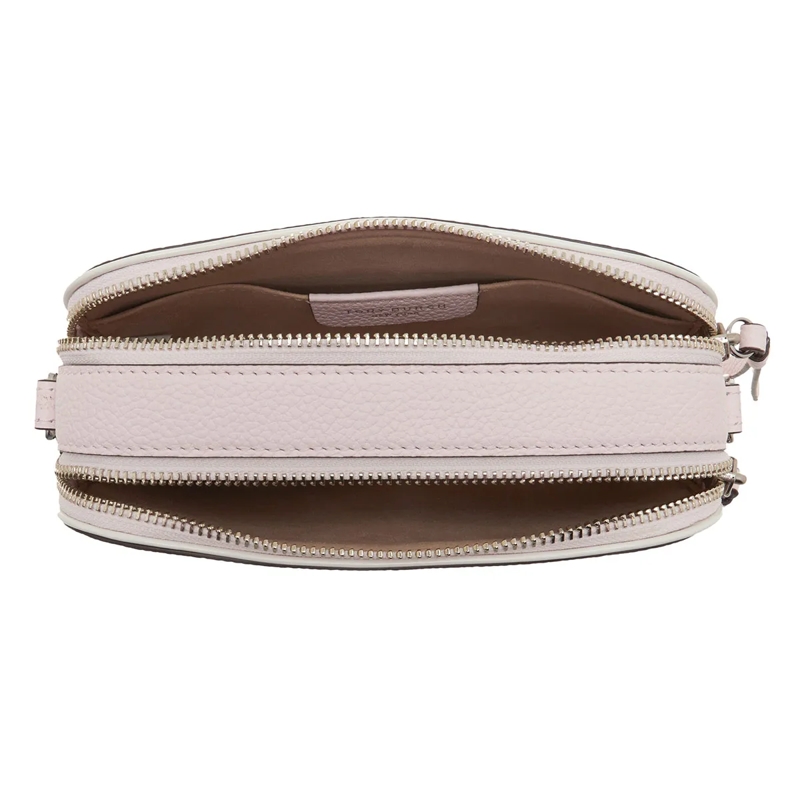 Tory Burch Crossbody Bag Miller Patent Border Mini Crossbody Bag Pale Pink(Image 5)