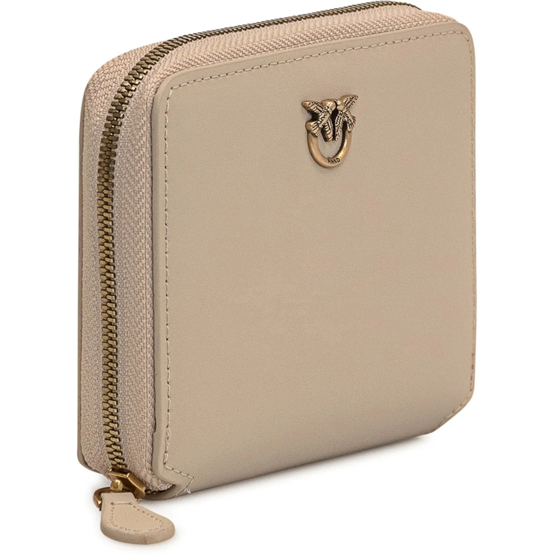 Pinko Geldbörse Portafoglio Zip Around con Chiusura Zip beige(Image 3)