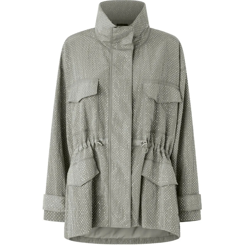 Pinko Veste de transition Jackets Gray grau