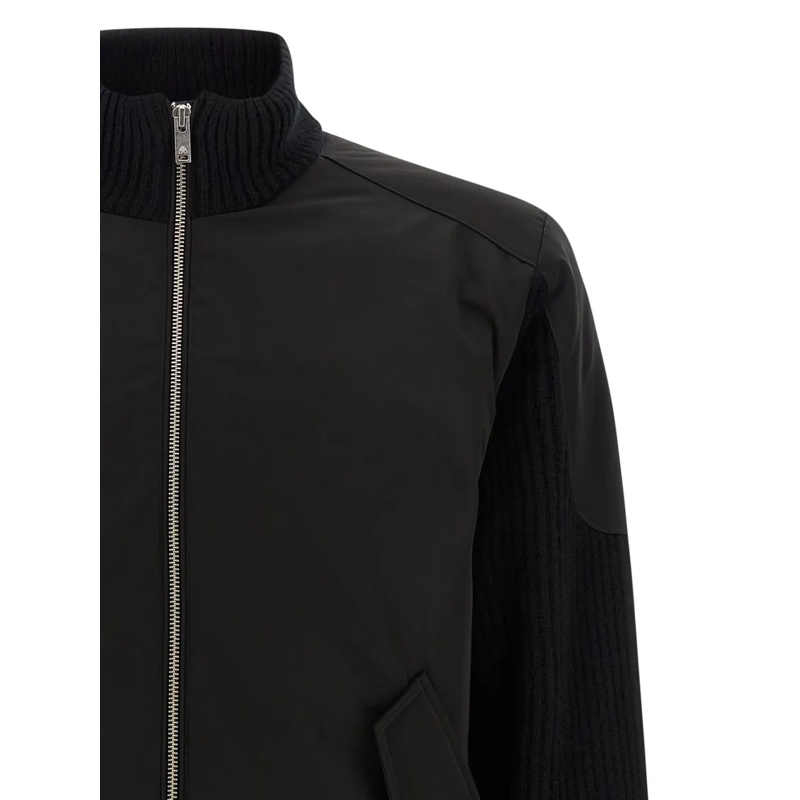 Moose Knuckles Veste de transition 'Magnus Knit Hybrid' Bomber Jacket Black(Image 6)