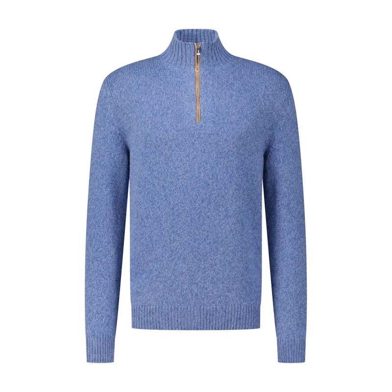 Fedeli Pullover Pullover aus Kaschmir Hellblau