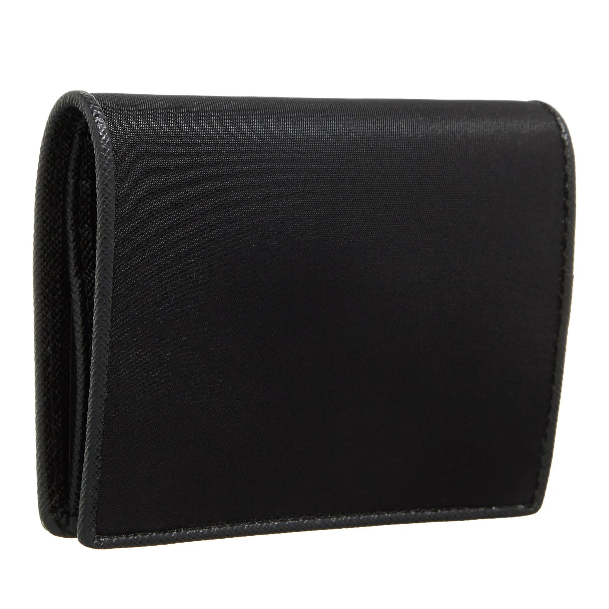 Prada saffiano wallet black sale