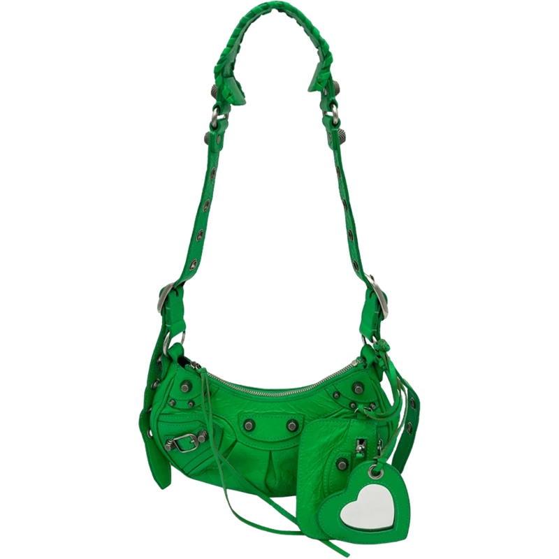 Balenciaga Schultertasche Balenciaga Cagole XS - Green grün