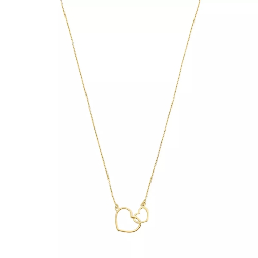 BELORO Della Spiga Giulietta 9 karat necklace with heart Gold Kurze Halskette