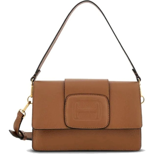 Hogan Tote Bags Brandy Brown schwarz