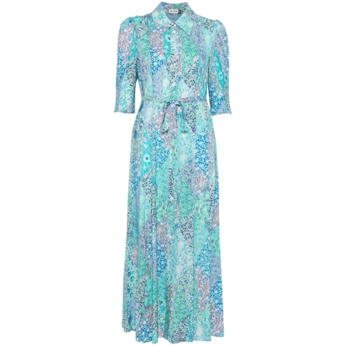 Rixo  Bloom Dress Blue