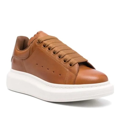 Alexander McQueen Oversized Brown Sneakers Brown lage-top sneaker