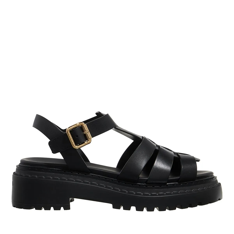 Prada Riemchensandalen Monolith Sandals Nero