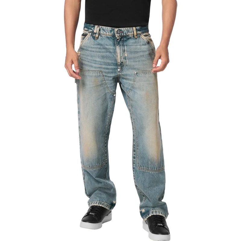 Philipp Plein Boyfriend-Jeans Brechen Sie aus Ihrer üblichen Routine aus und wäh jeansblau(Image 3)