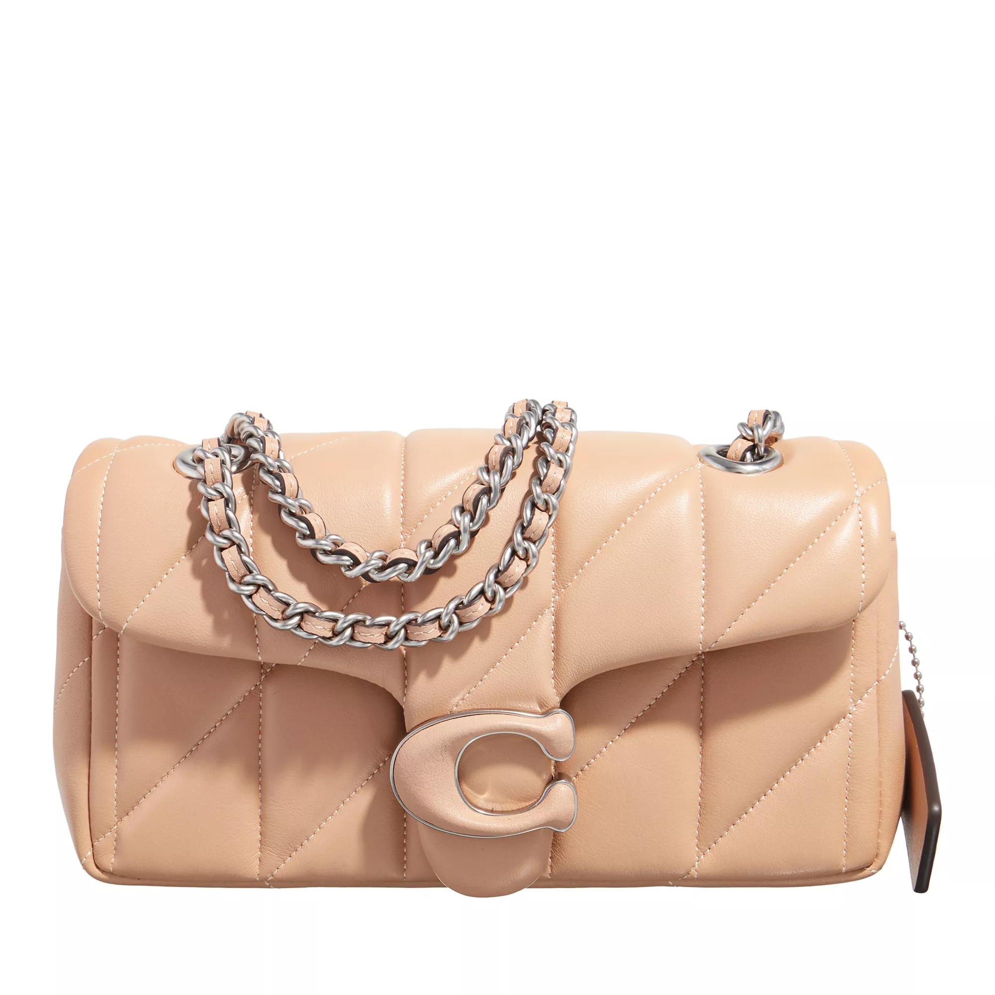 Coach Crossbody Bags - Quilted Leather Covered C Tabby Shoulder Bag 20 Wi - Gr. unisize - in Beige - für Damen