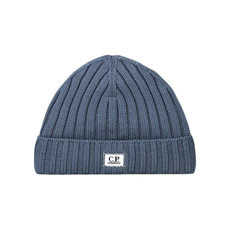 CP Company Casquette Mütze aus Wolle blau