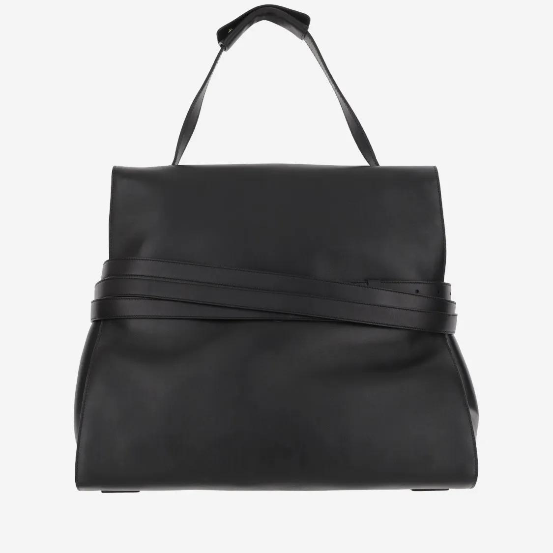 Moschino Hobo bags Tie Me Maxi Shoulder Bag in zwart