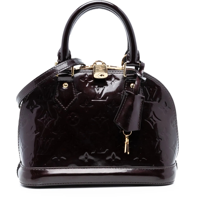 Louis Vuitton Schultertasche Monogram Vernis Alma BB lila