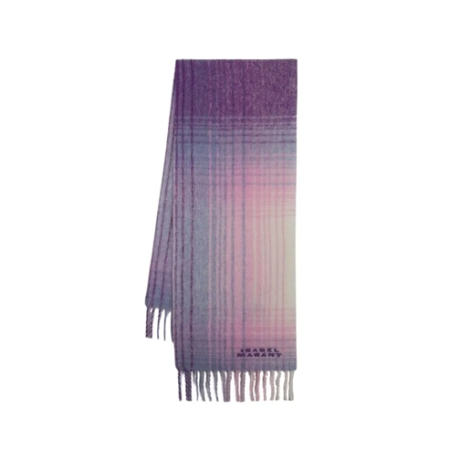 Isabel Marant Firny Scarf - Wool - Purple Grey Tunn sjal