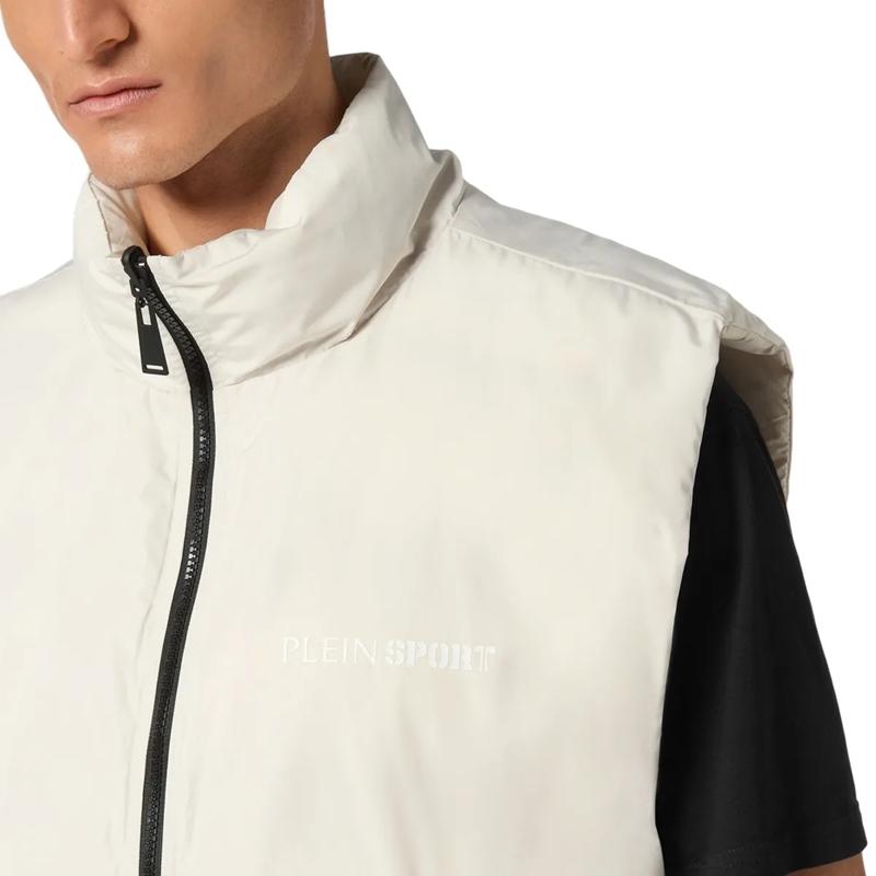 Plein Sport Weste Daunenweste Scratch grau(Image 10)