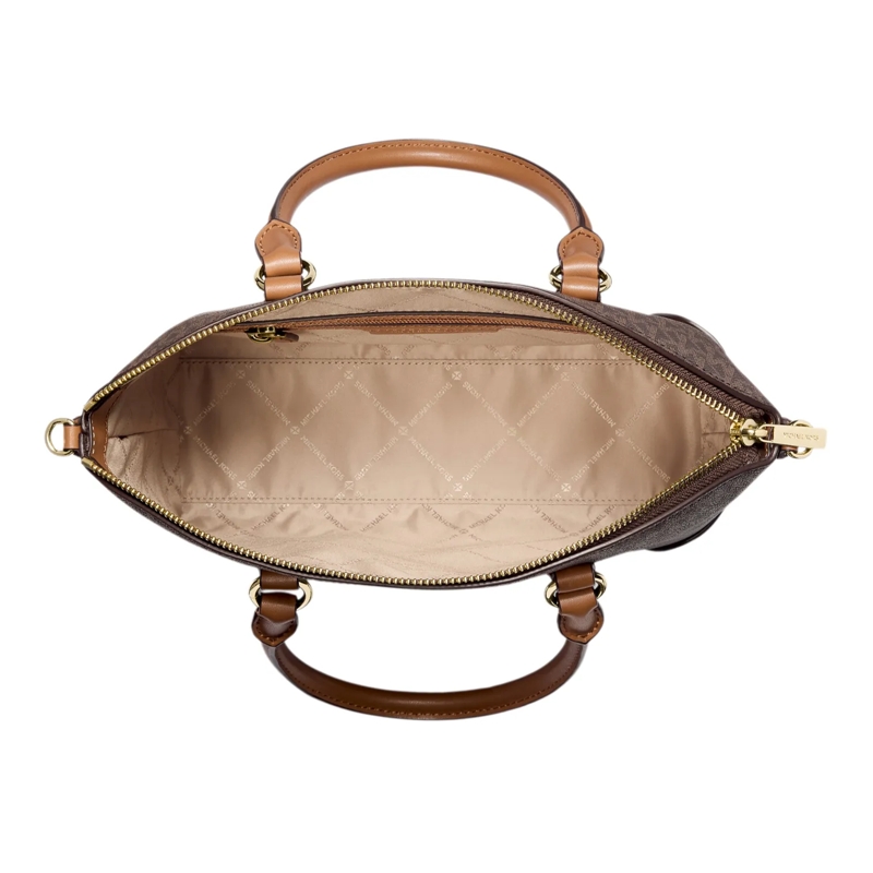 MICHAEL Michael Kors Satchel Murphy Md Ew Dome Satchel Brn/Acorn(Image 3)