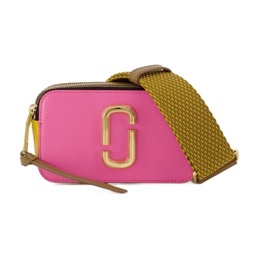 Marc Jacobs Sac à bandoulière The Snapshot Crossbody - Leather - Pink Pink