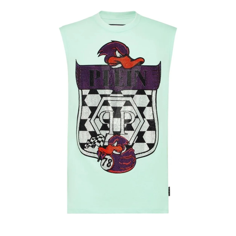 Philipp Plein Top Tanktop grün