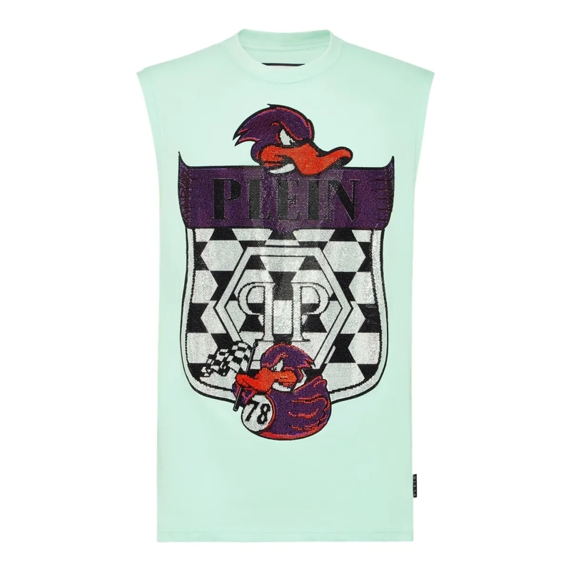 Philipp Plein Top Tanktop grün