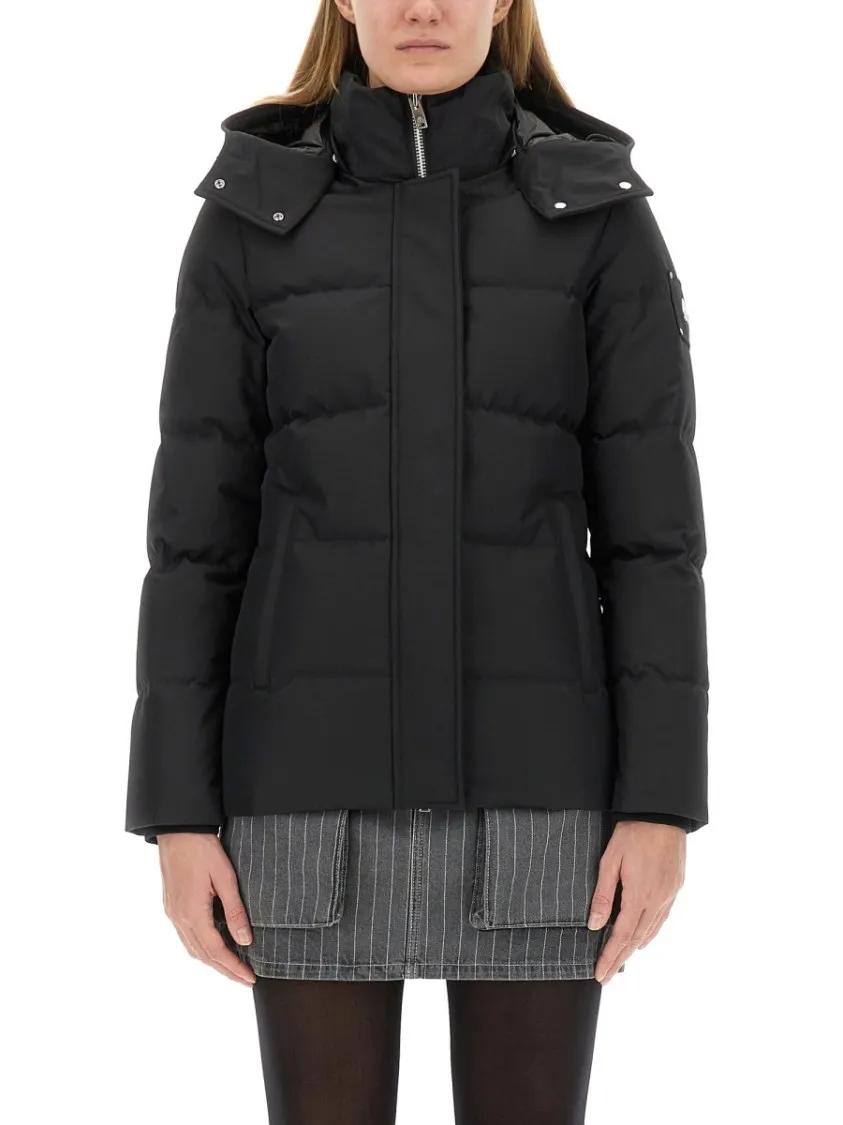 Thumbnail - Moose Knuckles - Padded High Collar Jacket - Größe M - schwarz