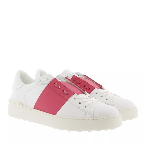 Valentino Garavani Bicolor Rockstud Sneaker White/Shadow Pink Low-Top Sneaker