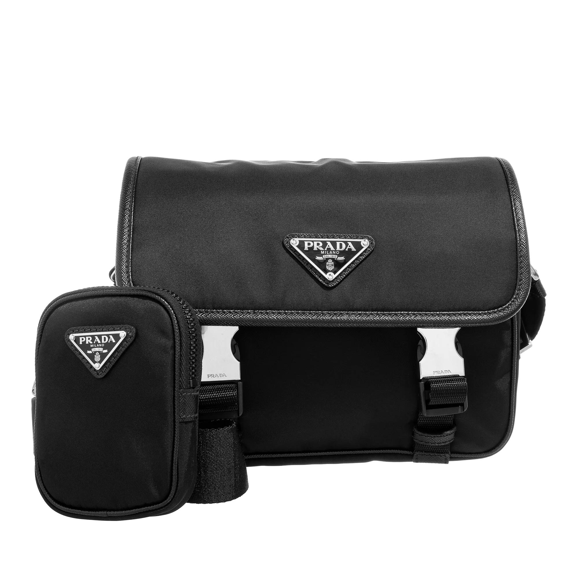 Prada Re-Nylon Crossbody Bag Black | Messenger Bag