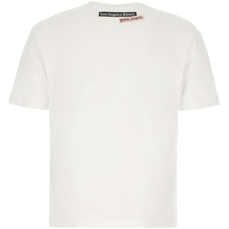 Palm Angels T-shirt Palm Angels Ivory cotton t-shirt none(Image 2)