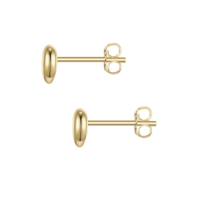 Glanzstücke München Ohrstecker Sterling Silber Ohrstecker Herz gold(Image 2)